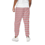 Pastel Madras Pattern Print Cotton Pants