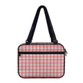 Pastel Madras Pattern Print Double Strap Bible Bag