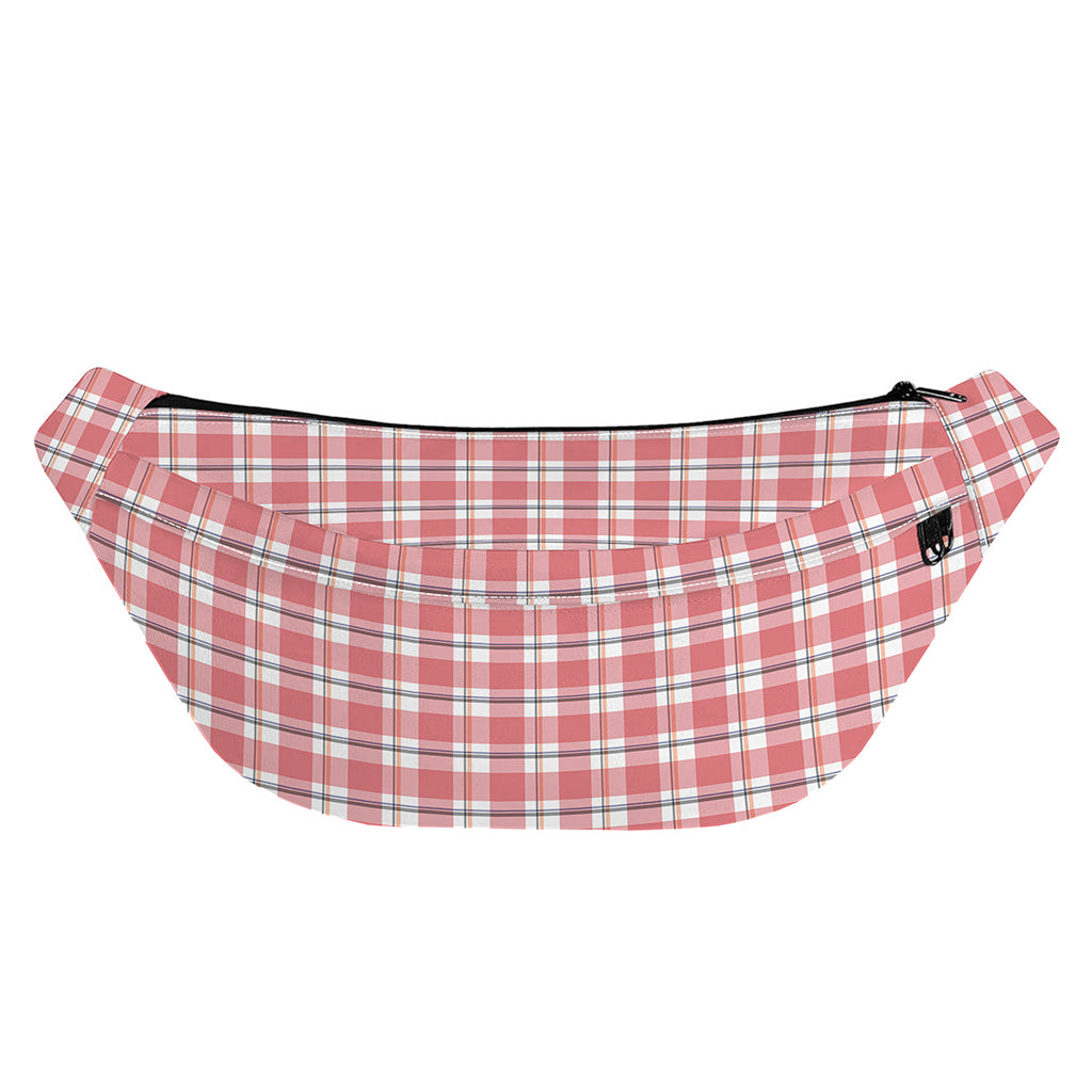 Pastel Madras Pattern Print Fanny Pack