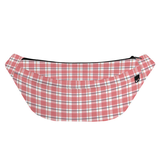 Pastel Madras Pattern Print Fanny Pack