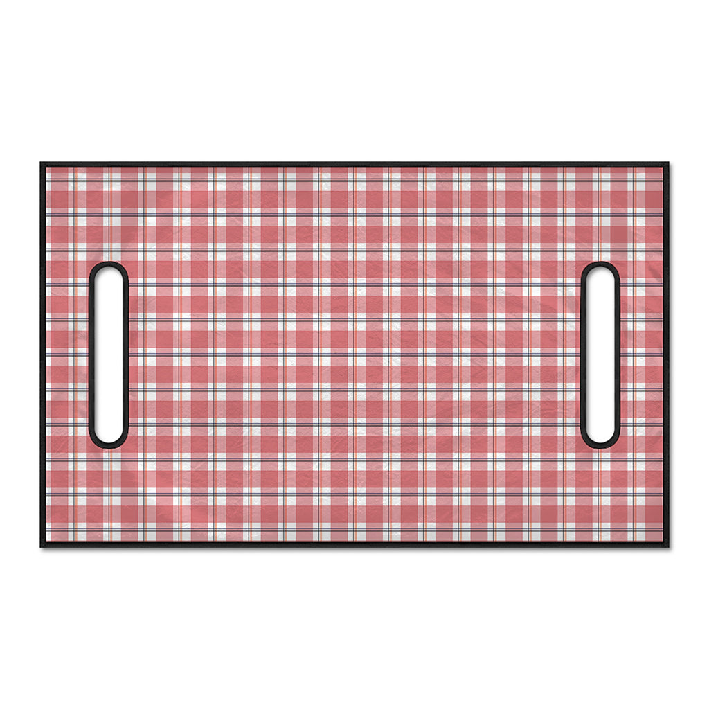 Pastel Madras Pattern Print Golf Cart Seat Cover