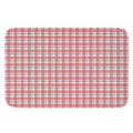 Pastel Madras Pattern Print Indoor Door Mat