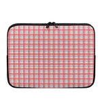 Pastel Madras Pattern Print Laptop Sleeve