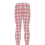 Pastel Madras Pattern Print Men's leggings