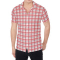 Pastel Madras Pattern Print Men's Shirt