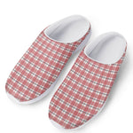 Pastel Madras Pattern Print Mesh Casual Shoes