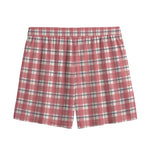 Pastel Madras Pattern Print Mesh Shorts