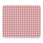 Pastel Madras Pattern Print Mouse Pad