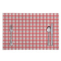 Pastel Madras Pattern Print Placemat