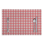 Pastel Madras Pattern Print Placemat