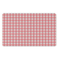 Pastel Madras Pattern Print Polyester Doormat