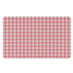 Pastel Madras Pattern Print Polyester Doormat