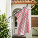 Pastel Madras Pattern Print Polyester Flag