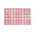 Pastel Madras Pattern Print Polyester Flag