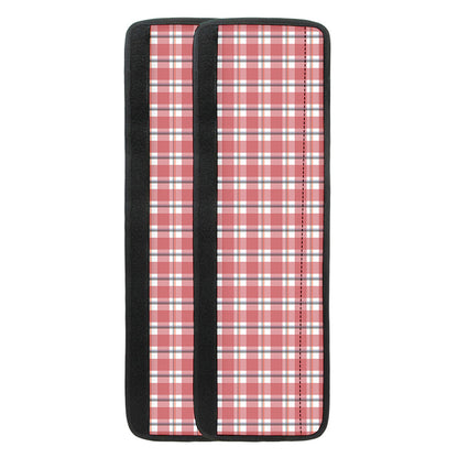 Pastel Madras Pattern Print Refrigerator Handle Covers