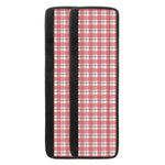 Pastel Madras Pattern Print Refrigerator Handle Covers