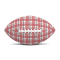 Pastel Madras Pattern Print Rugby Ball