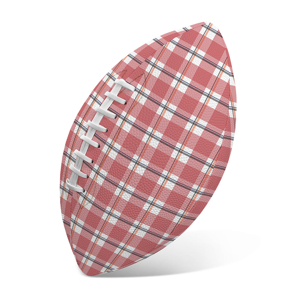 Pastel Madras Pattern Print Rugby Ball