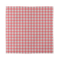 Pastel Madras Pattern Print Silk Bandana