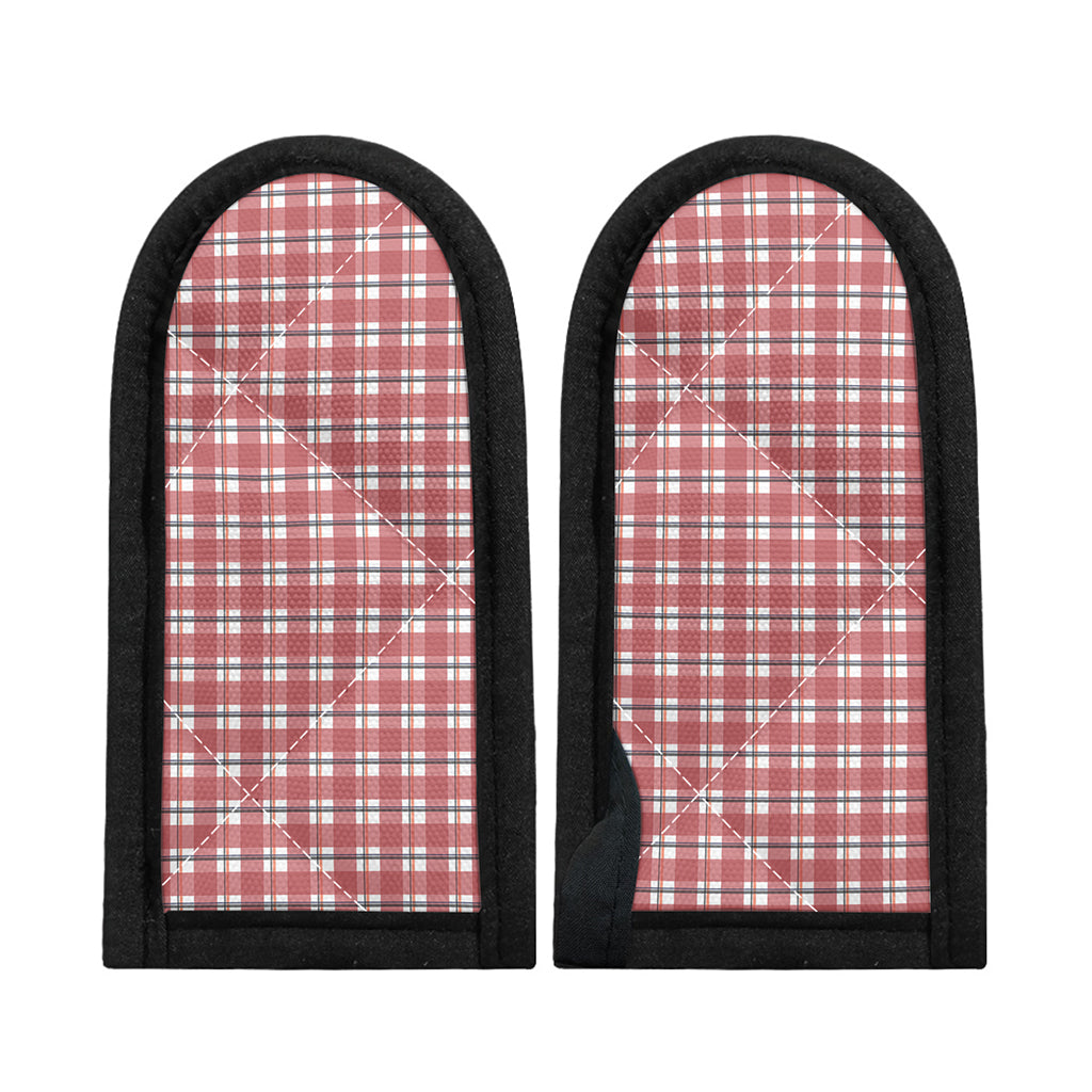 Pastel Madras Pattern Print Skillet Handle Cover