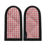 Pastel Madras Pattern Print Skillet Handle Cover
