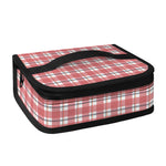 Pastel Madras Pattern Print Small Lunch Bag