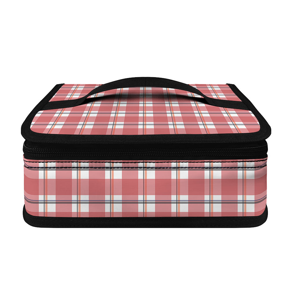 Pastel Madras Pattern Print Small Lunch Bag