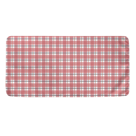 Pastel Madras Pattern Print Towel