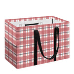 Pastel Madras Pattern Print Utility Tote Bag