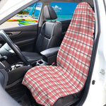 Pastel Madras Pattern Print Waterproof Car Seat Cover