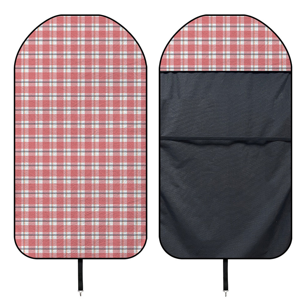 Pastel Madras Pattern Print Waterproof Car Seat Cover