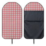 Pastel Madras Pattern Print Waterproof Car Seat Cover
