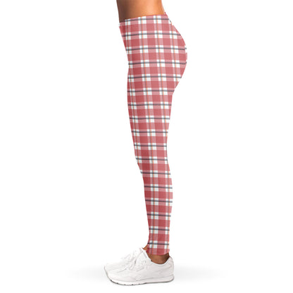 Pastel Madras Pattern Print Women's Leggings