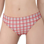 Pastel Madras Pattern Print Women's Panties