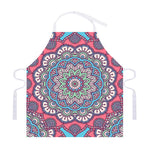 Pastel Mandala Bohemian Pattern Print Adjustable Apron