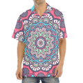 Pastel Mandala Bohemian Pattern Print Aloha Shirt