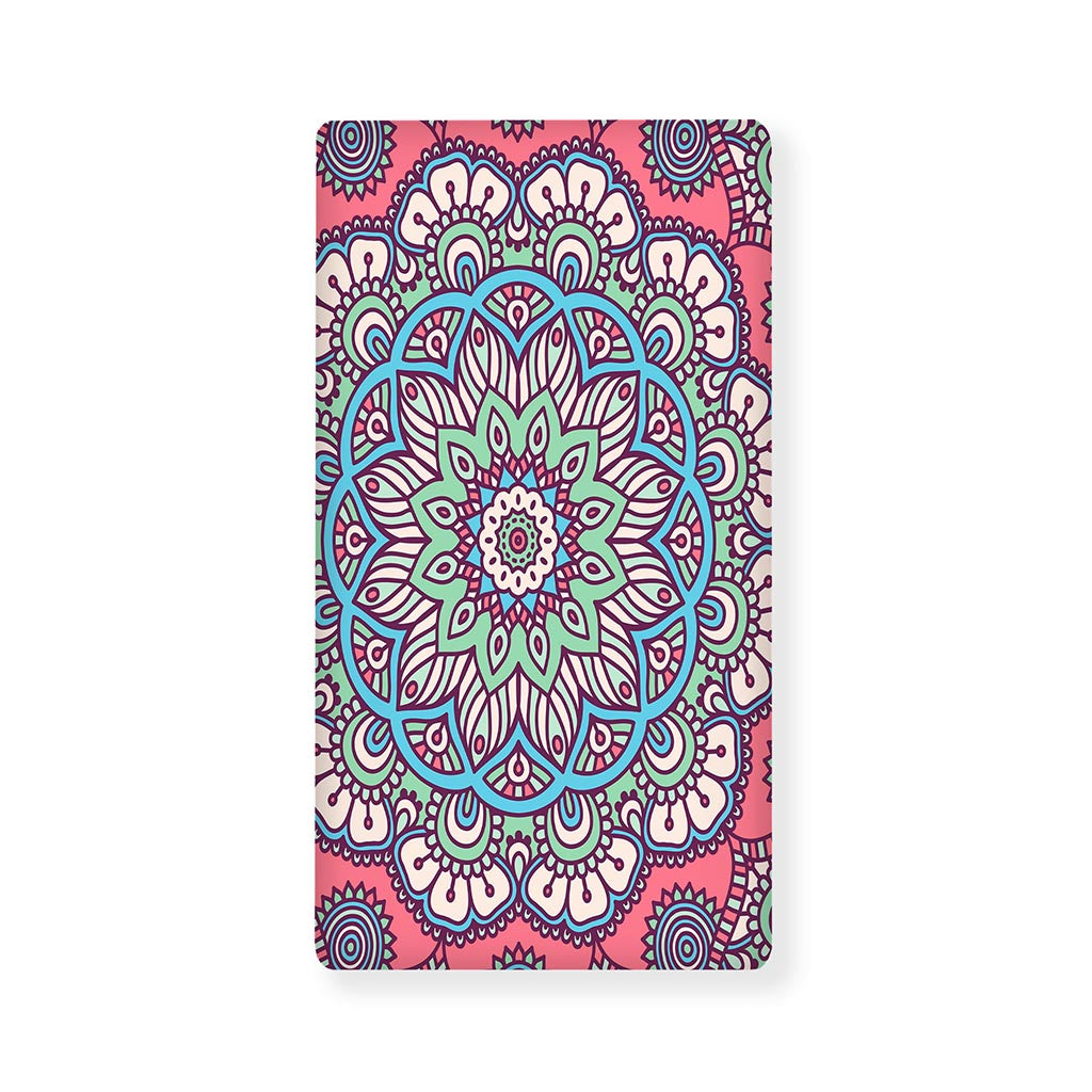 Pastel Mandala Bohemian Pattern Print Baby Crib Sheet