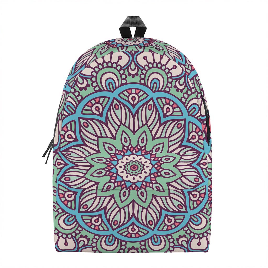 Pastel Mandala Bohemian Pattern Print Backpack