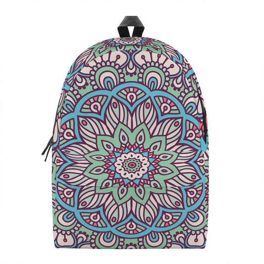 Pastel Mandala Bohemian Pattern Print Backpack