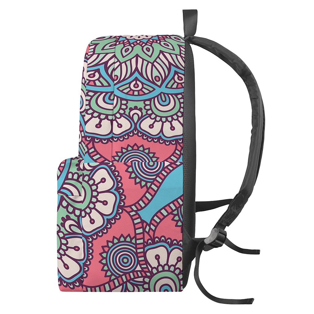 Pastel Mandala Bohemian Pattern Print Backpack