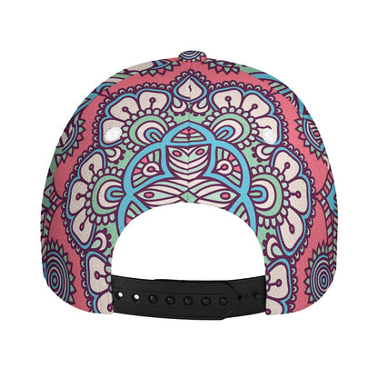 Pastel Mandala Bohemian Pattern Print Baseball Cap