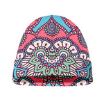 Pastel Mandala Bohemian Pattern Print Beanie