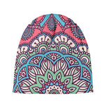 Pastel Mandala Bohemian Pattern Print Beanie