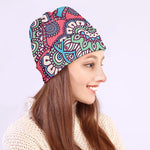 Pastel Mandala Bohemian Pattern Print Beanie