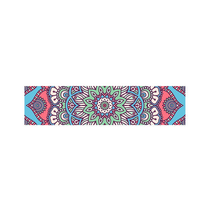 Pastel Mandala Bohemian Pattern Print Bed Runner