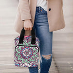 Pastel Mandala Bohemian Pattern Print Bible Tote Bag