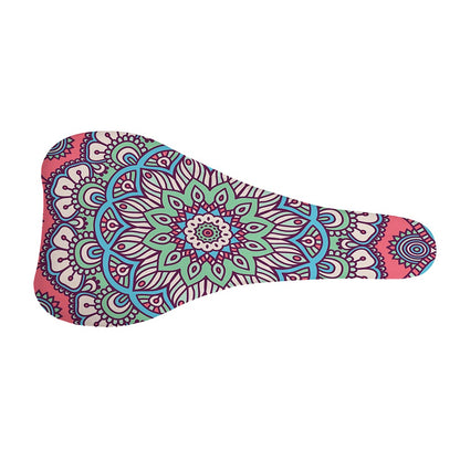 Pastel Mandala Bohemian Pattern Print Bicycle Seat Cover