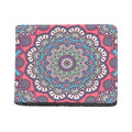 Pastel Mandala Bohemian Pattern Print Bifold Wallet