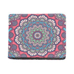 Pastel Mandala Bohemian Pattern Print Bifold Wallet