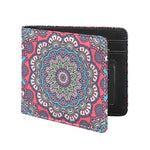 Pastel Mandala Bohemian Pattern Print Bifold Wallet